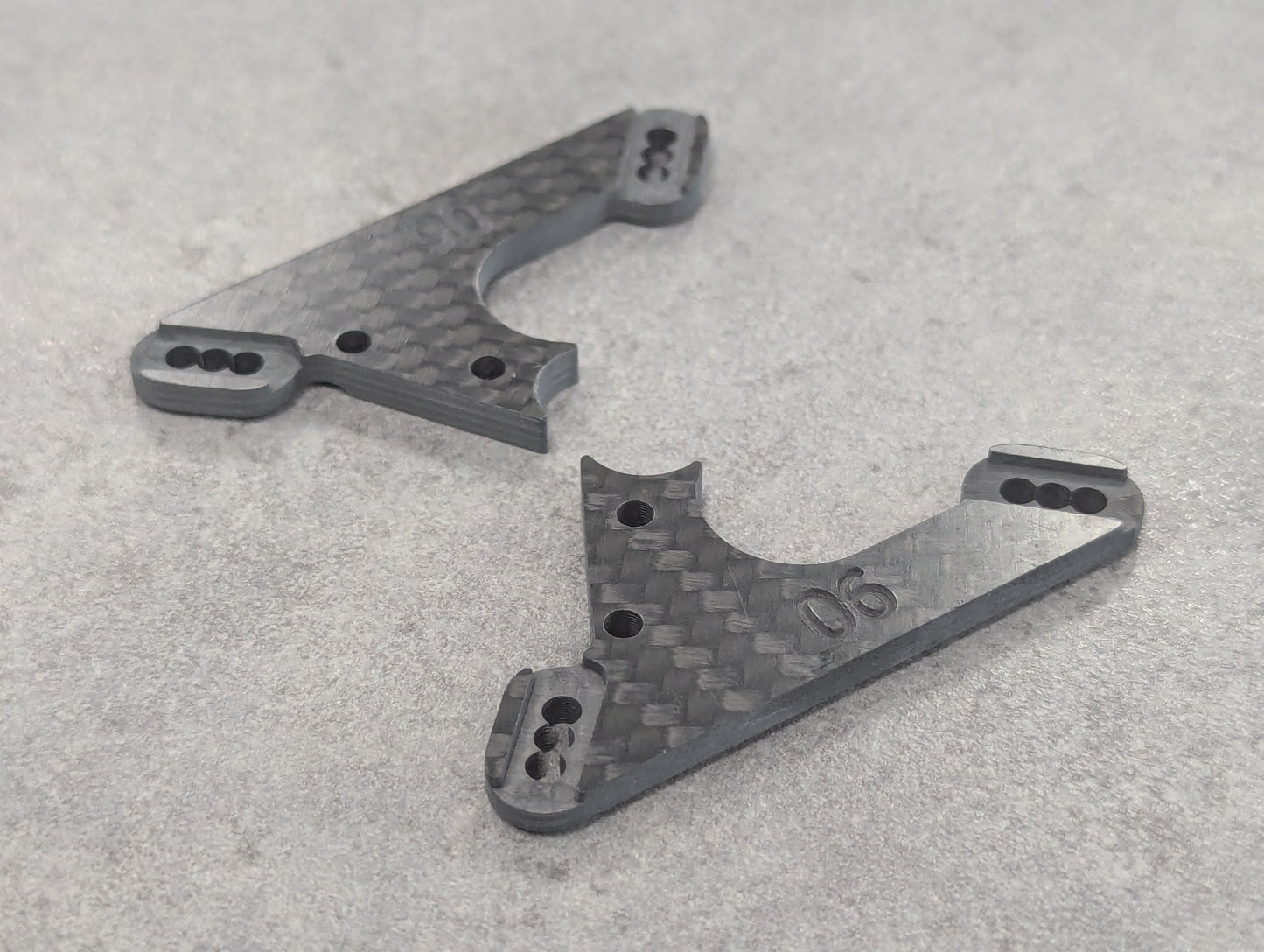WS Fast Fox Rear Carbon Rocker Plates - 90