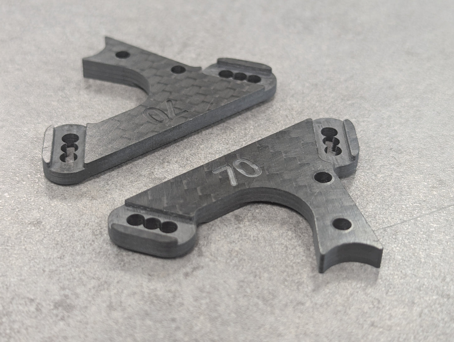 WS Fast Fox Front Carbon Rocker Plates - 70