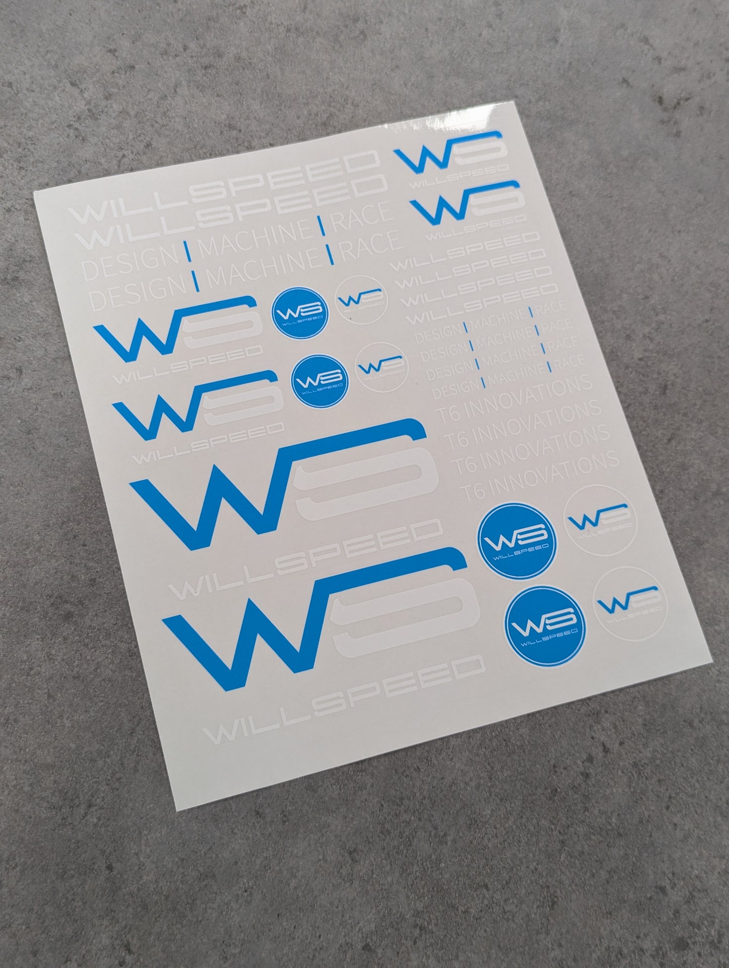 Willspeed Decal Sheet