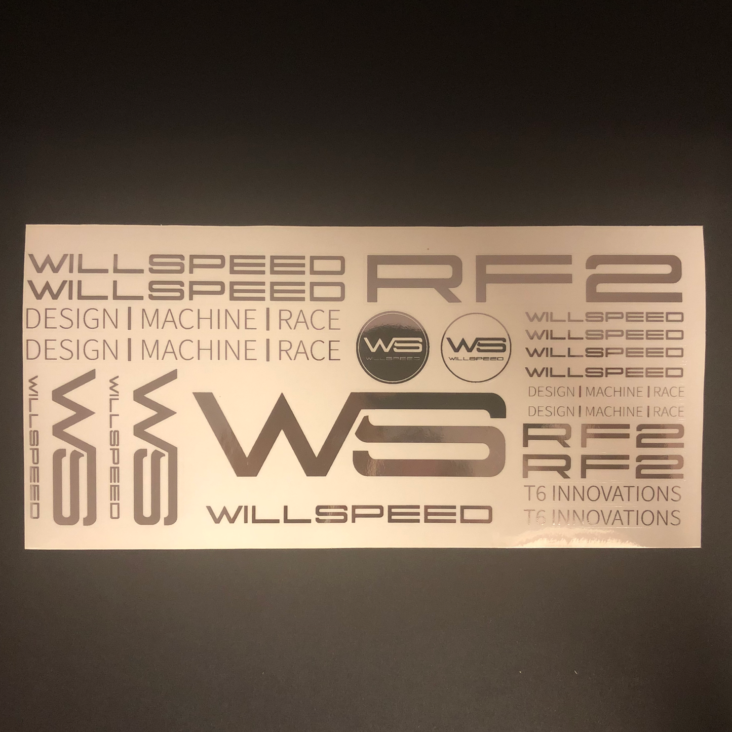 Willspeed RF2 Sticker Sheet